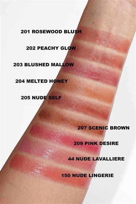 ysl love shine lip oil stick swatches